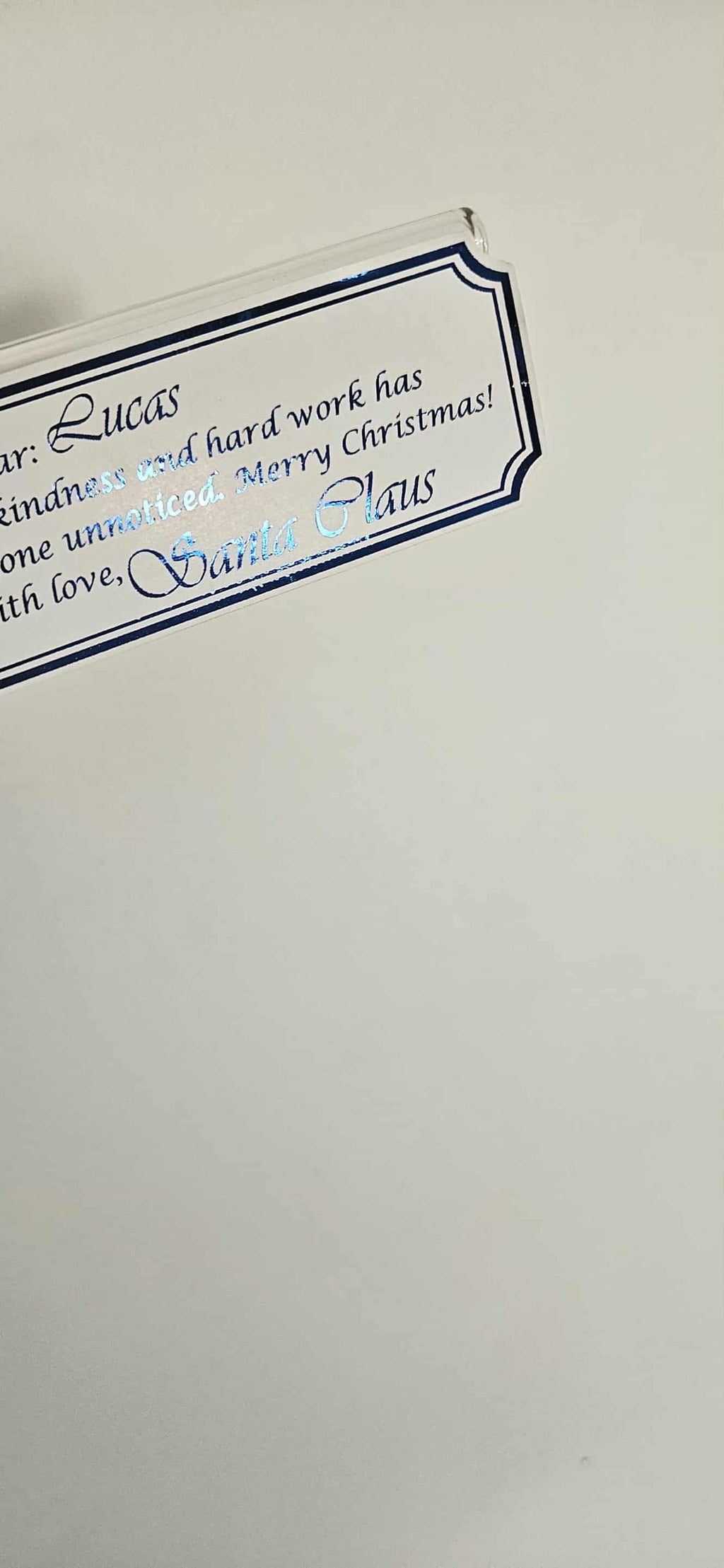 Present Label | Gift from Santa