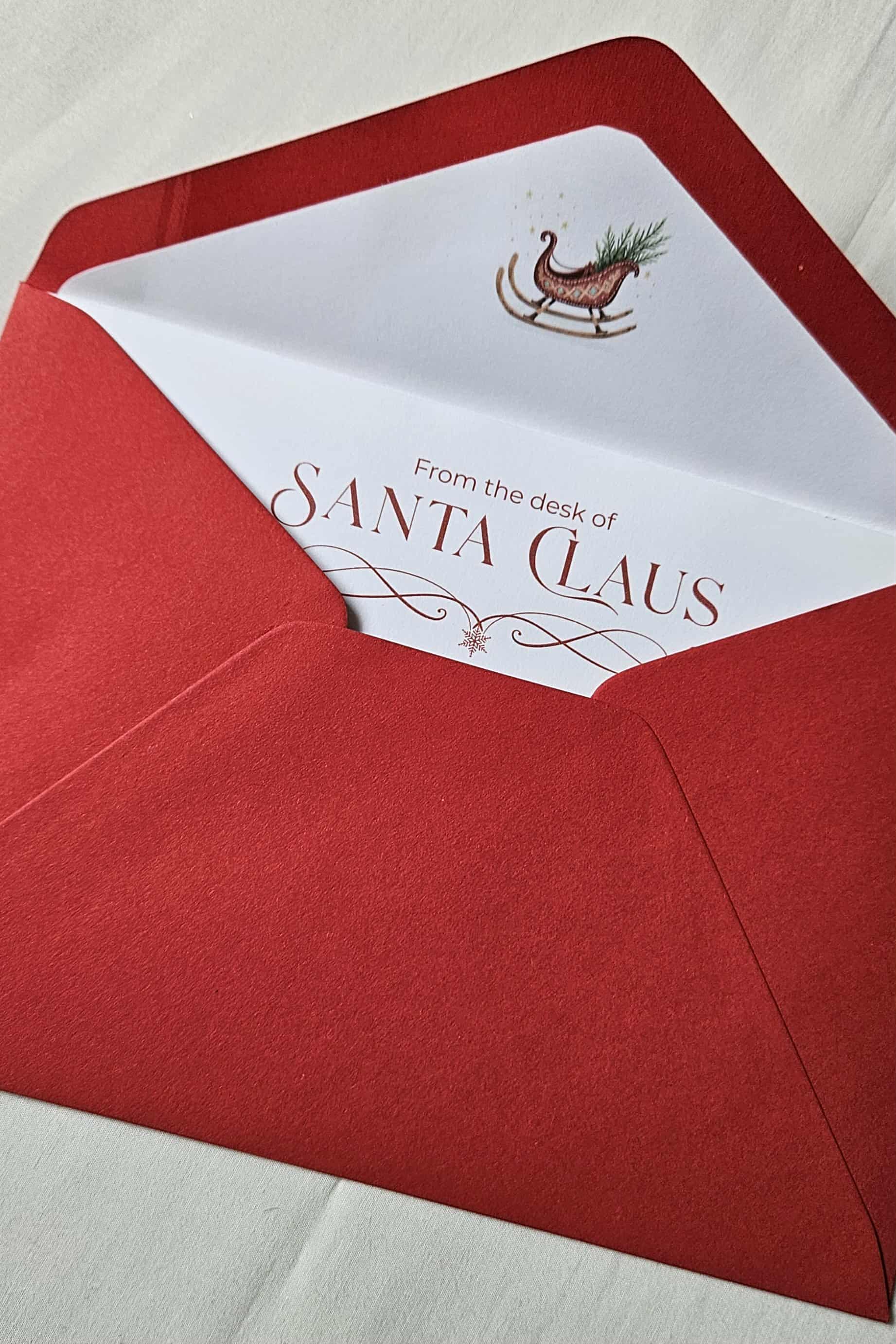 Letters from Santa and Nice List Certificate - Standard letter with Personalised P.S. Message