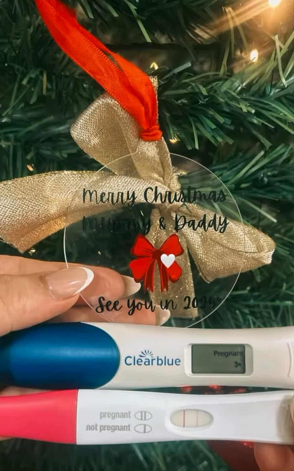 Merry Christmas Mummy & Daddy - see you in 2026 Bauble