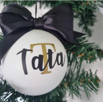 Traditional Personalised Christmas Baubles
