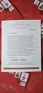 Letters from Santa and Nice List Certificate - Standard letter with Personalised P.S. Message