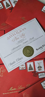 Letters from Santa and Nice List Certificate - Standard letter with Personalised P.S. Message