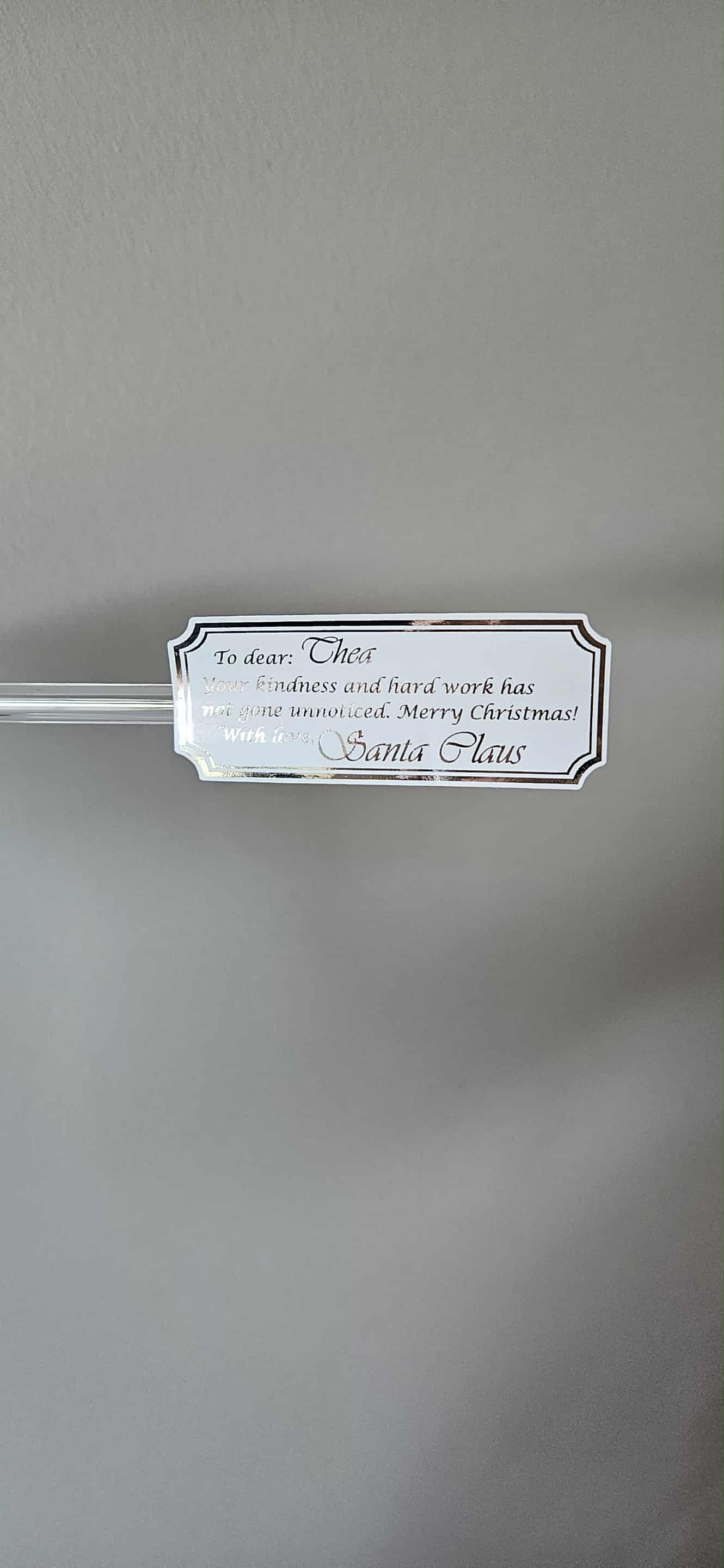 Present Label | Gift from Santa